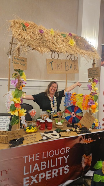 Aloha Themed Trade Show Booth